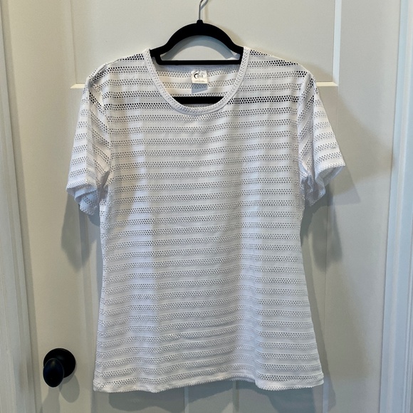 Zyia Short Sleeve Tee, White, NWOT - Picture 1 of 4